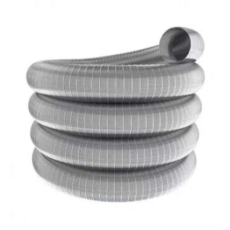 Smooth-bore double-skin stainless steel flexible flue liner - Per linear metre