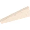 Cuña pequeña de madera para juntas de alicatado y albañilería