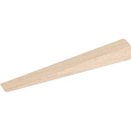 Cuña fina pequeña de madera para juntas de alicatado y albañilería