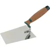 Paleta de cuello de cisne de inox con mango de corcho
