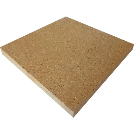 Dense refractory slab 400 x 400 x 55 mm - 30% alumina