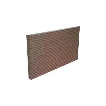 Refractory slab 750 x 500 x 30 mm, render-grade, for masonry heater cladding