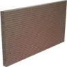Dalle réfractaire 750 x 500 x 30 mm spéciale enduit pour habillage de poêlede masse