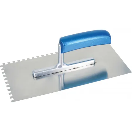 Platoir à denture sans rivets en inox - manche bois