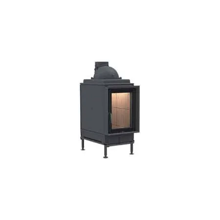 Kit HKD 2.2 XL puerta batiente marco curvado negro