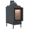 Kit HKD 2.2 XL puerta batiente marco curvado negro
