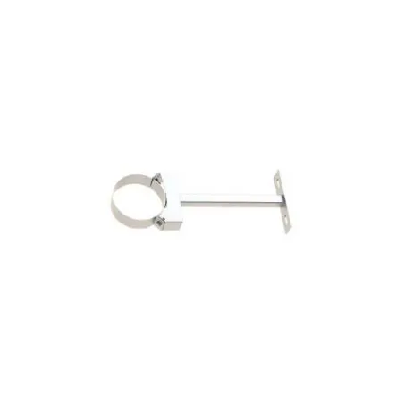 Collier mural réglable en inox 0,6 mm