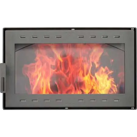 HTT 331 wood-fired oven door, satin grey