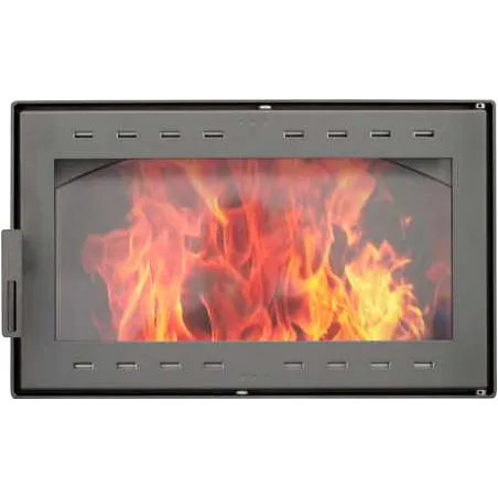 Puerta de horno de leña HTT 331 Gris Satinado
