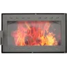 Puerta de horno de leña HTT 331 Gris Satinado
