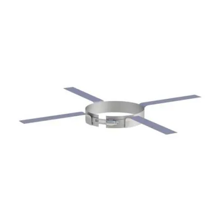 Spider clamp, 0.6 mm stainless steel
