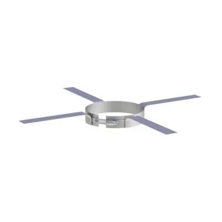 Spider clamp, 0.6 mm stainless steel