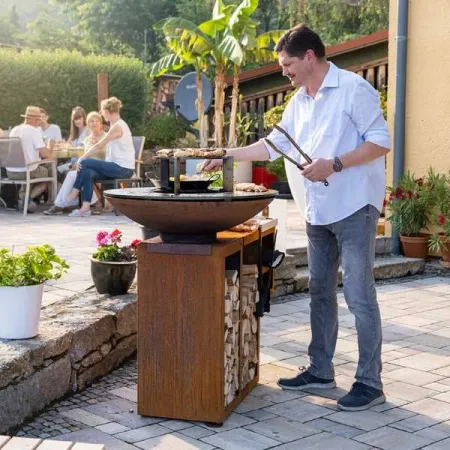Plancha Brasero Bali - Con almacenamiento