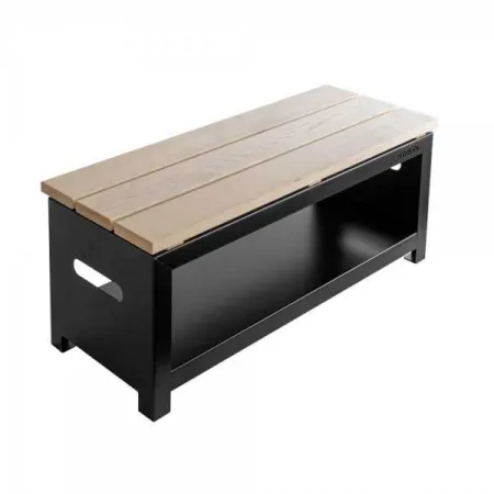 Garden bench - Steel and wood