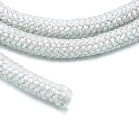 White Knitted Glass Fibre Rope - On a roll
