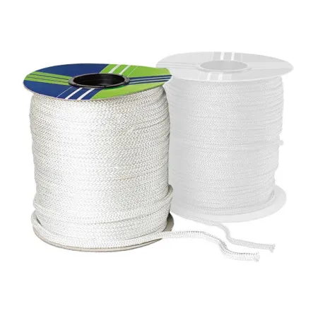 White Knitted Glass Fibre Rope - On a roll