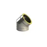 Insulated twin-wall - 45 ° bend