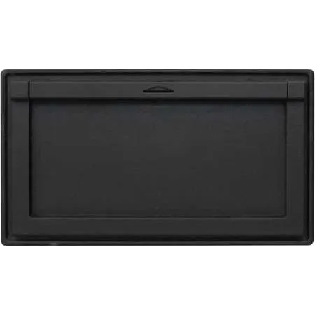 Pack Pisla serie 601 negra - Sin puerta de horno - Puerta de deshollinado HTT 612