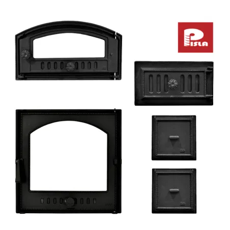 Pack Pisla serie 101 negro - Con puerta de horno