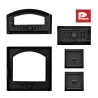 Pack Pisla série 101 noire - Avec porte de four