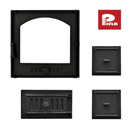 Pisla 101 series pack, black - Without oven door