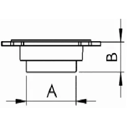 Sortie d'air verticale