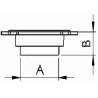 Vertical air outlet