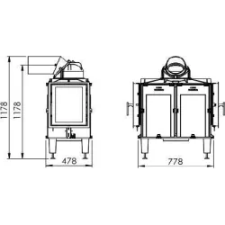 Schéma foyer Eurotherm 12 Tunnel