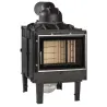 Photo of the Kaschütz Firetherm 12 firebox, stainless steel finish, with dome