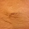 Detail of pure red clay powder