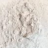 Detail of pure white clay powder