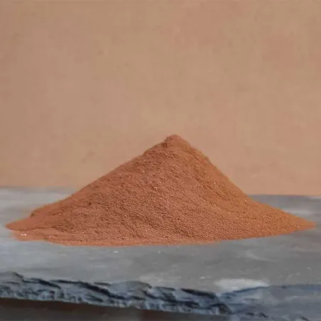Arcilla pura roja - Muestra en montón