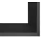 Black 45° door frame for GO13 67/38 firebox