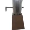 Stainless steel flue hood for wood-fired ovens