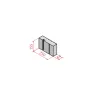 Brique réfractaire de liaison 250 x 155 x 64 mm