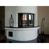 HTT 520 firebox door Black - In situ