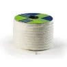 Square white glass fibre rope - Per linear metre