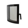 Pisla curved firebox door