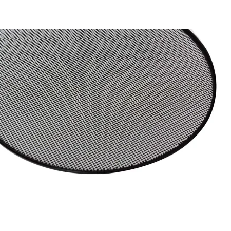 Round aluminium ventilation grille - Black
