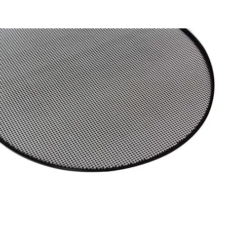 Round aluminium ventilation grille - Black