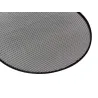 Round aluminium ventilation grille - Black