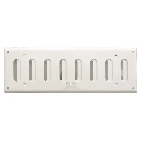 Rejilla de ventilación corredera - De acero blanco