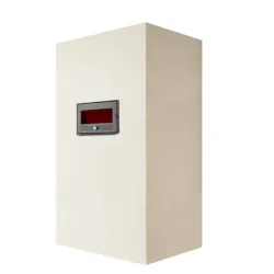 Poêle de masse en Kit "Amanda" avec four opposé - Enduit Vanille