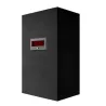 "Amanda" masonry heater kit with opposite-side oven - Black render