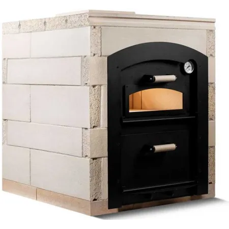 Photo of the assembled Remus Duo oven kit with its double door
