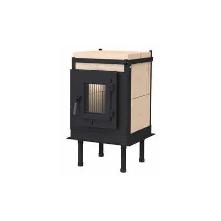 Hogar compacto Brunner KFR 33 para estufas de masa con cristal pequeño
