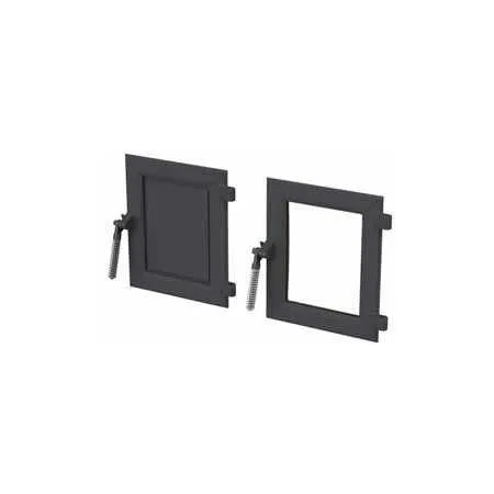 Hogar compacto Brunner KFR 33 para estufas de masa con cristal pequeño