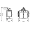 Eurotherm 12 See-through Automatic cast iron firebox - 19.5 kW / 20 kg
