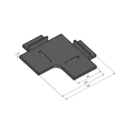 Diagram of spacer for UZ37 corner injector