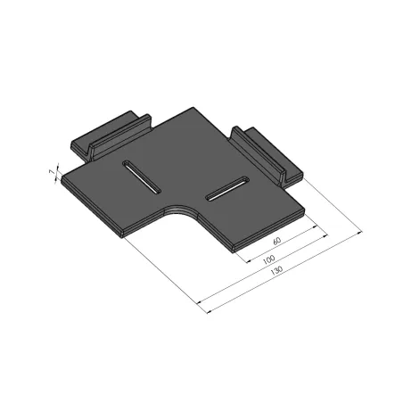 Diagram of spacer for UZ37 corner injector